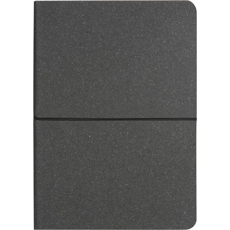KOTEL - eco-neutral A5 Recycled Leather Soft Cover Notebook - Black detail 3
