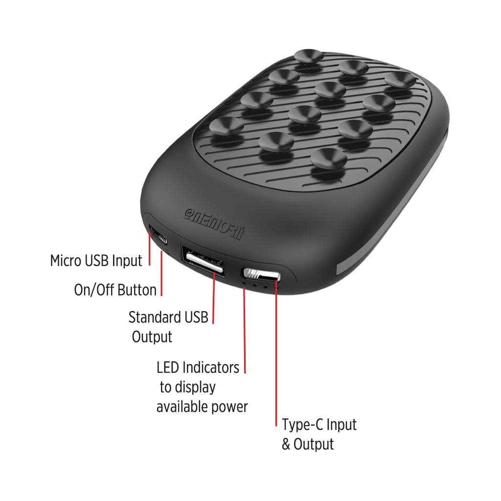KOVIN - @memorii 10000mAh Suction Power Bank With Light-Up Logo detail 2
