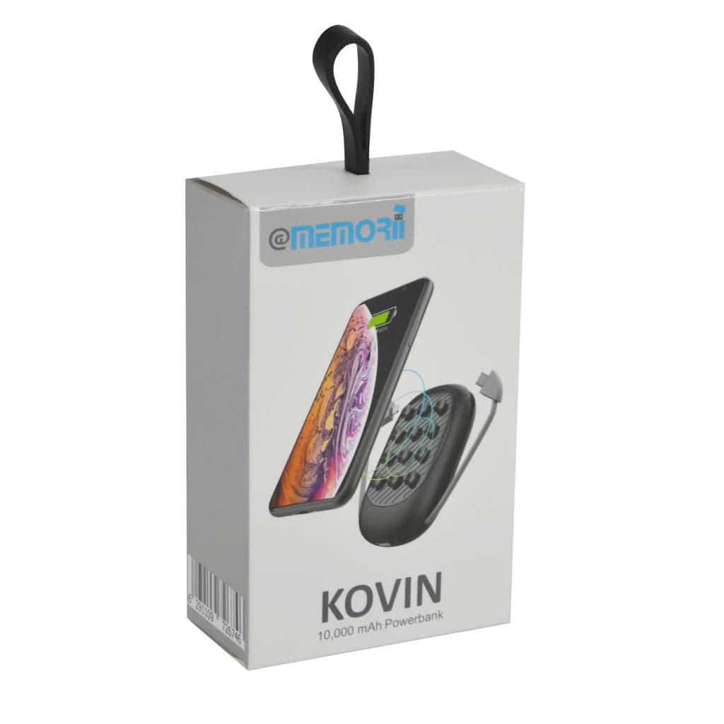 KOVIN - @memorii 10000mAh Suction Power Bank With Light-Up Logo detail 5