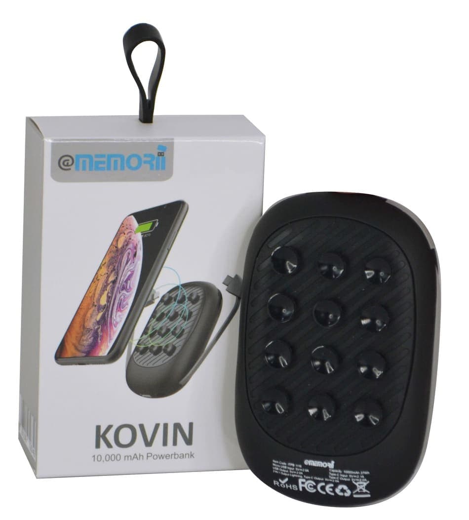 KOVIN - @memorii 10000mAh Suction Power Bank With Light-Up Logo detail 6
