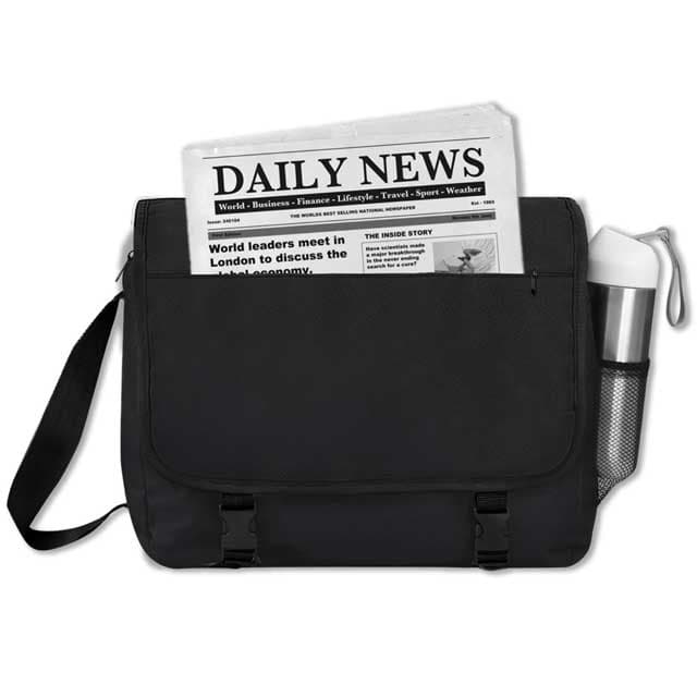 KRIENS - Messenger Bag Black detail 2