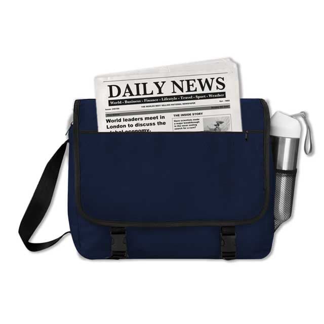 KRIENS - Messenger Bag Navy Blue detail 2