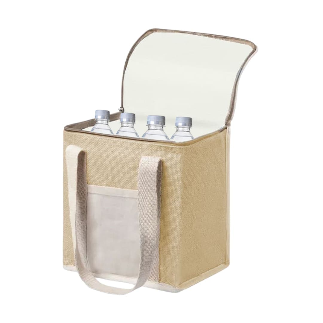 LAHO - eco-neutral Jute Cooler Bag detail 4