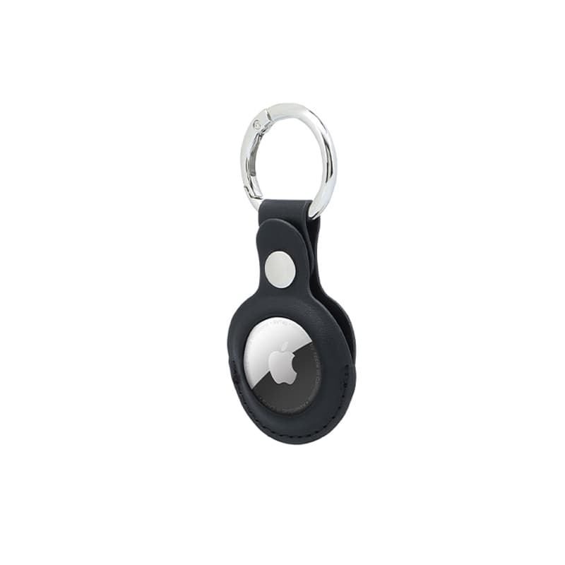 LEEVI - Santhome® PU Keychain with Santhome Tag pocket - Black corporate gift