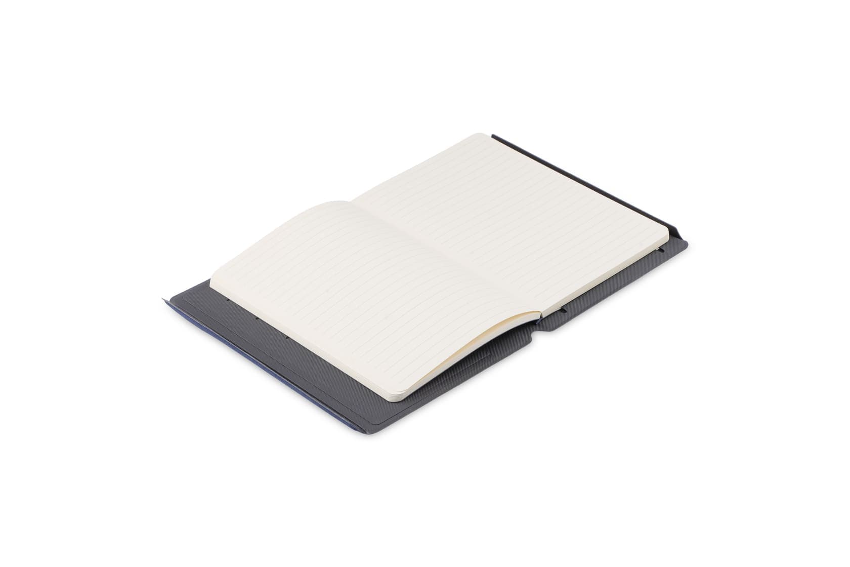 LENZEN - CHANGE ZERO Sustainable Gift Set with Refillable Notebook, Pen & USB Keychain - Navy detail 3