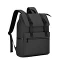 LEON - Giftology 17" Rolltop Backpack Black