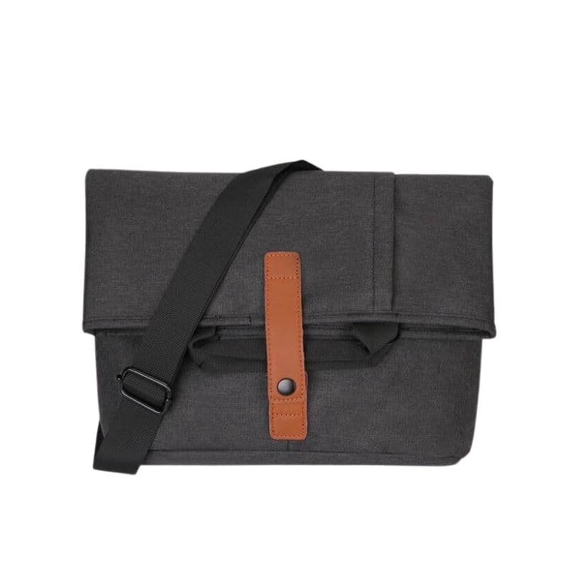 LORETTO - SANTHOME 2-in-1 Messenger & Tote Bag - Black detail 2