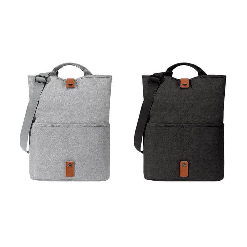 LORETTO - SANTHOME 2-in-1 Messenger & Tote Bag - Black detail 3