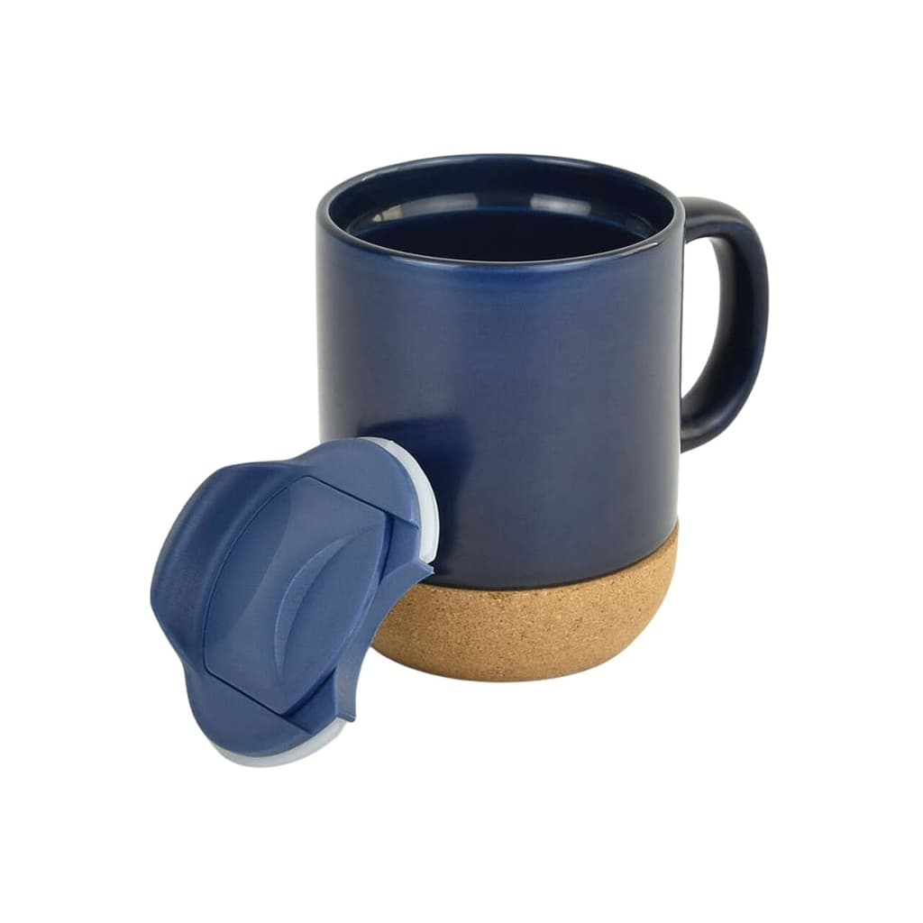 LUCCA - Giftology Ceramic Mug with Cork and Lid