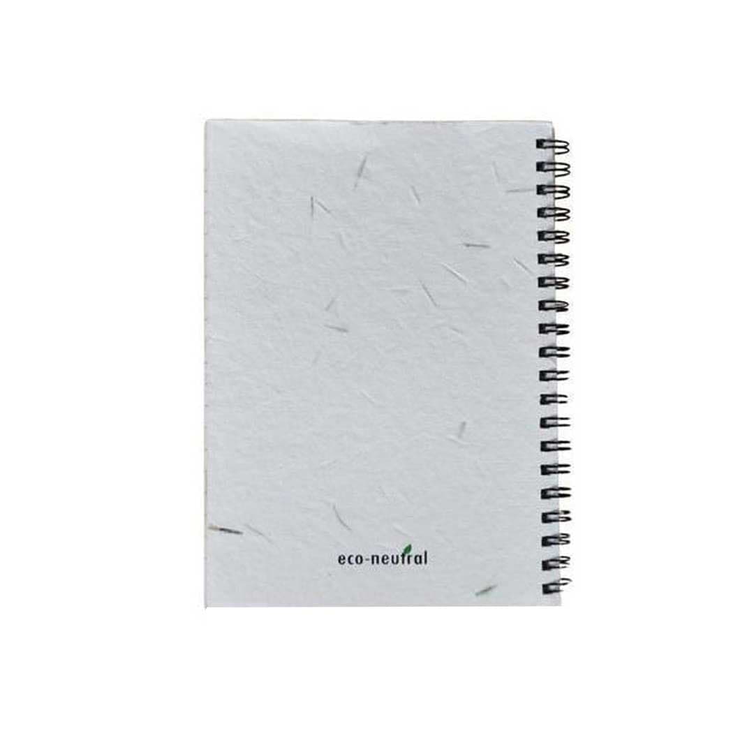 LUGO - eco-neutral® B6 Soft Cover Handmade Seed Paper Spiral Notebook detail 2