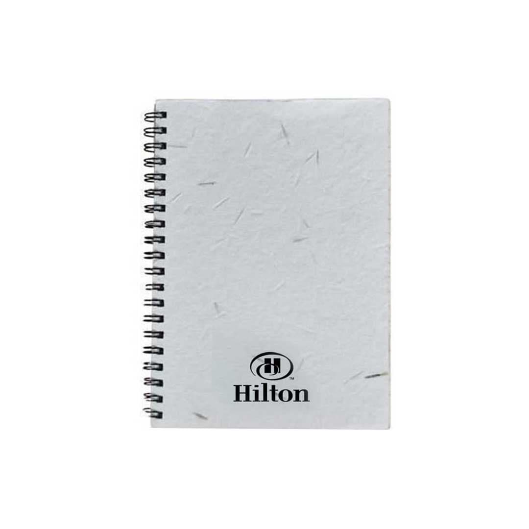 LUGO - eco-neutral® B6 Soft Cover Handmade Seed Paper Spiral Notebook detail 5
