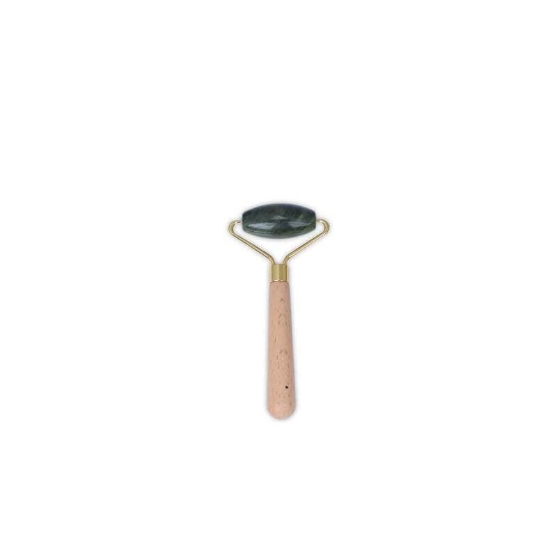 LUNA - Set of Jade Face Roller, Guasha and Mirror detail 3