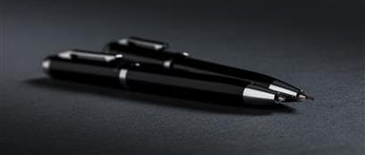 LUZERN SET - Swiss Peak Pen Set - Black detail 5