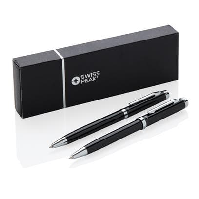LUZERN SET - Swiss Peak Pen Set - Black detail 6