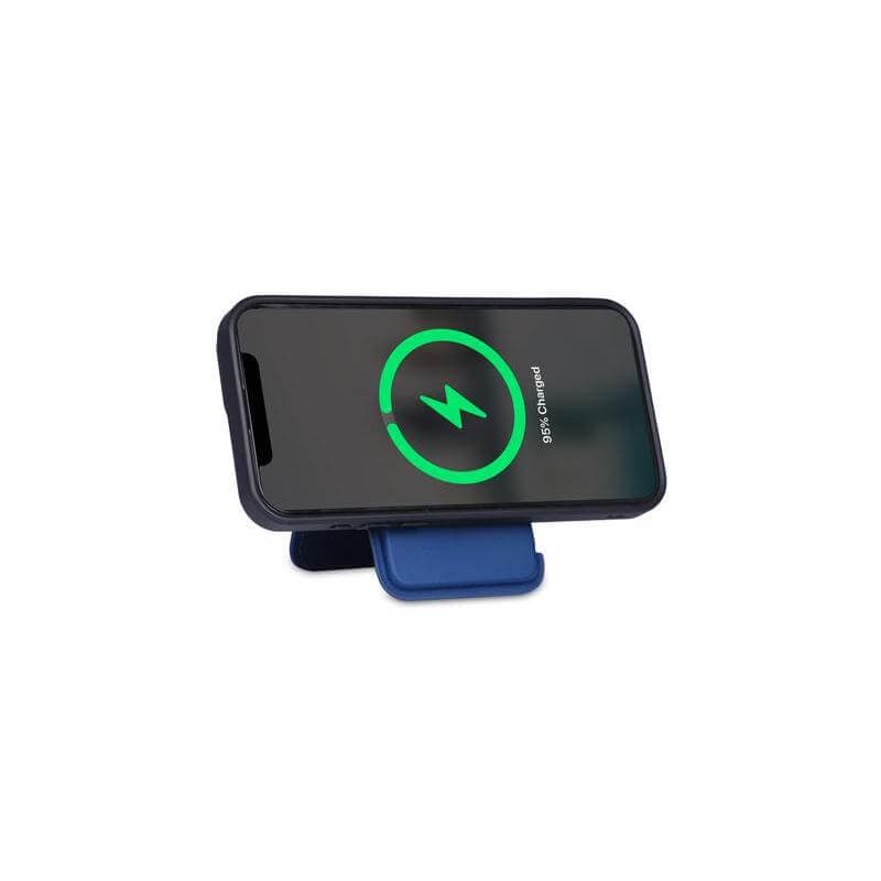 MAG3 - Giftology 3-in-1 Magnetic Wireless Charger Card Holder - Navy detail 2