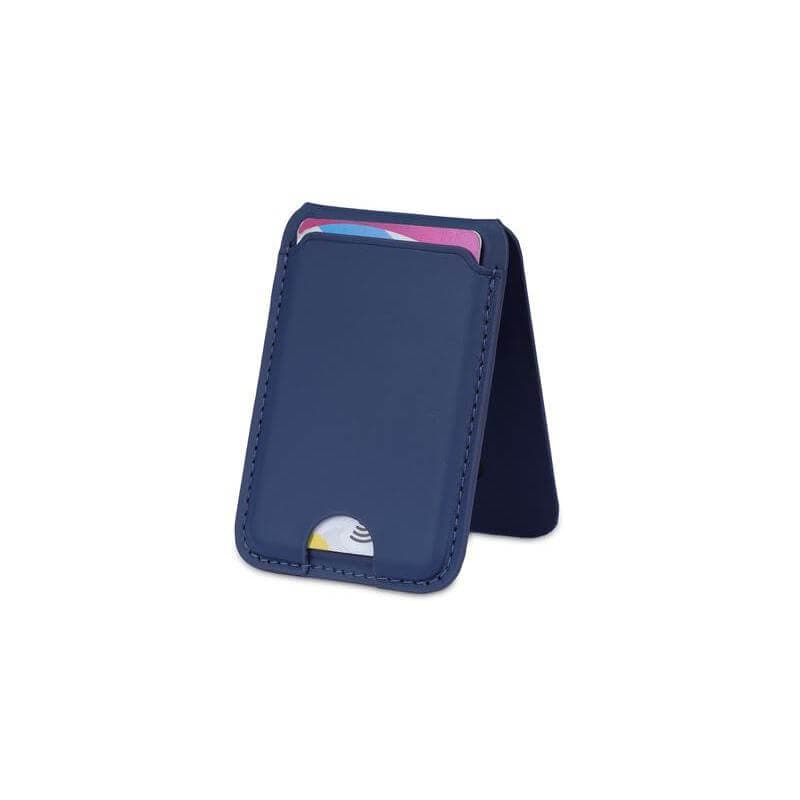 MAG3 - Giftology 3-in-1 Magnetic Wireless Charger Card Holder - Navy detail 3