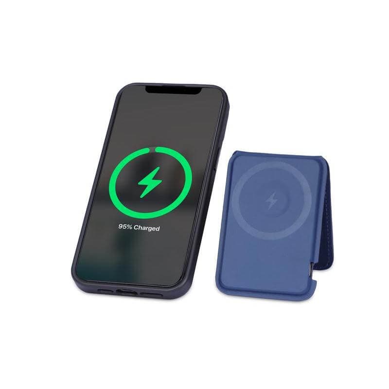 MAG3 - Giftology 3-in-1 Magnetic Wireless Charger Card Holder - Navy detail 7