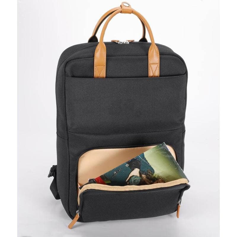 MAINZ - Santhome Metro RPET Laptop Backpack - Black detail 6