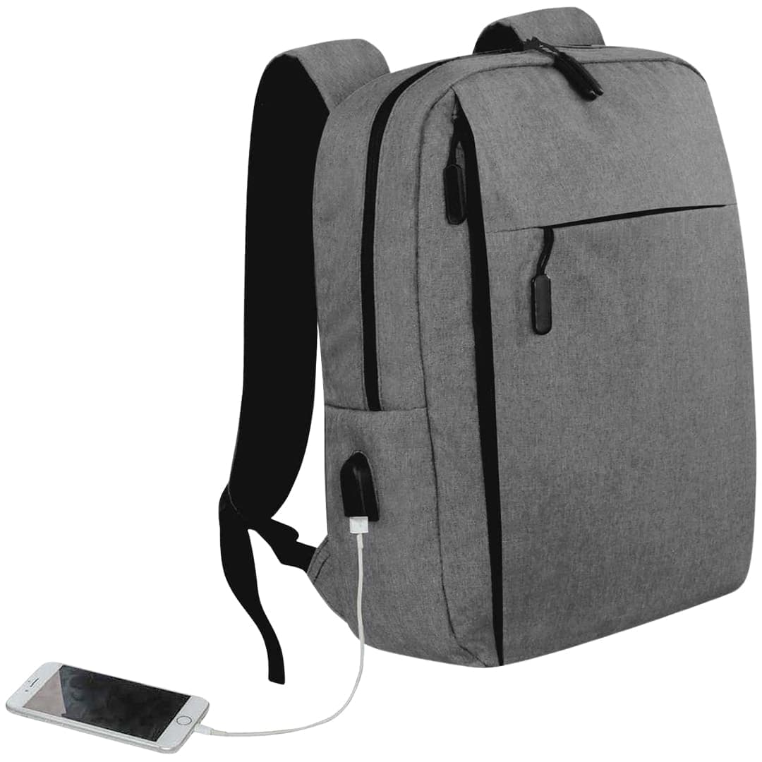 MALACCA - Giftology Laptop Backpack 12L - Grey (Anti-bacterial) detail 3