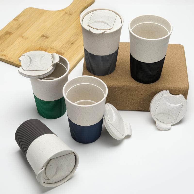 MALTA - Reusable Wheatstraw Cup 350ml - Black detail 3