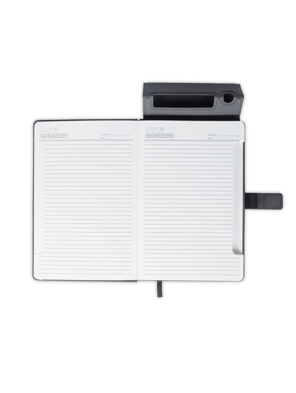 MANEZ - Santhome A5 Notebook with Phone Stand and Pen Holder detail 7