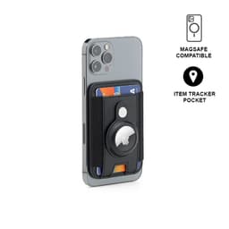 MARZ - Santhome® Magnetic Phone Cardholder with Santhome Tag Pocket Black