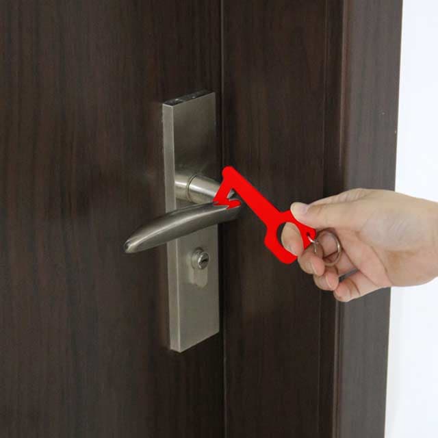 MASTY - Giftology Keyring Tool - Red (Anti-Microbial) detail 2