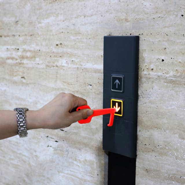 MASTY - Giftology Keyring Tool - Red (Anti-Microbial) detail 4