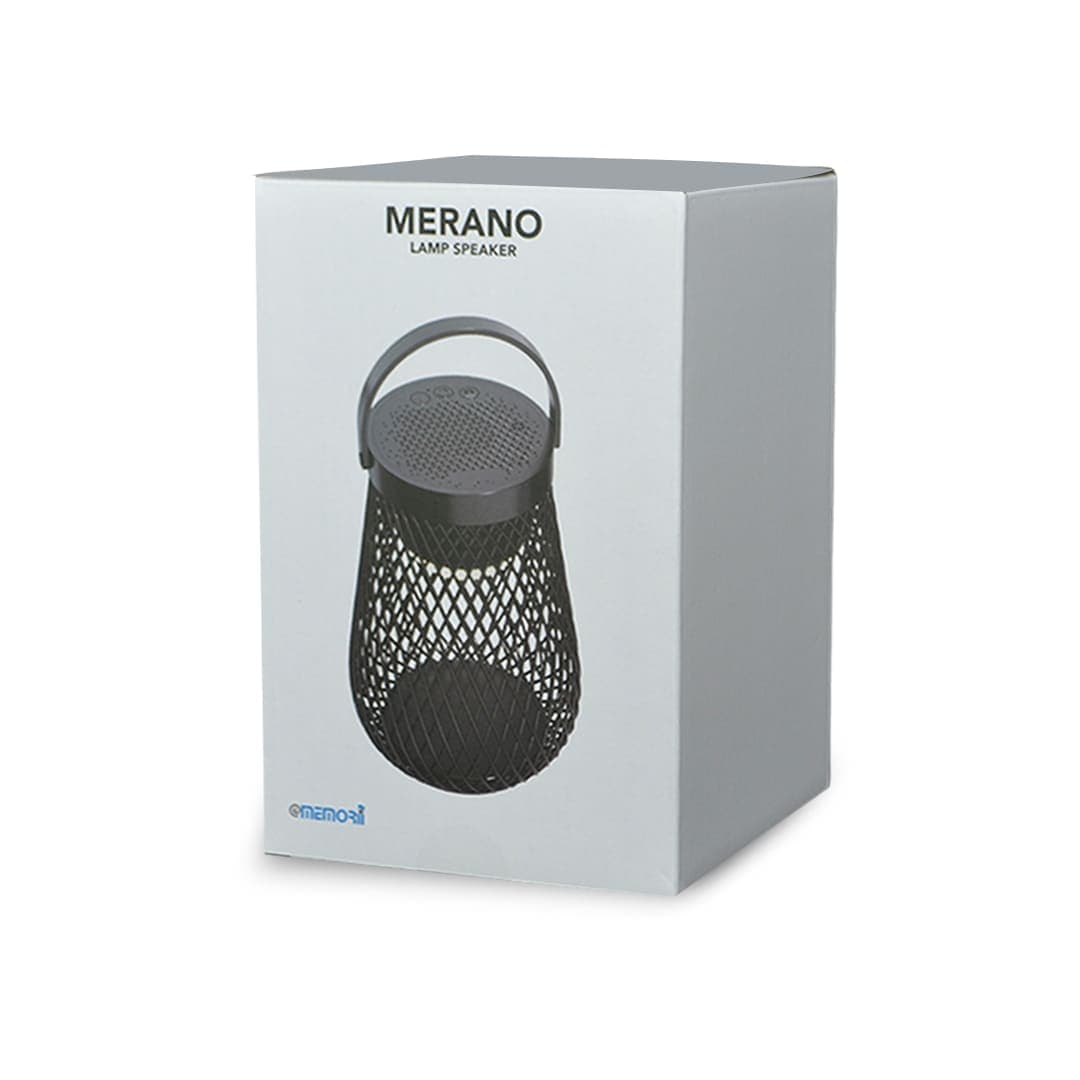 MERANO - @memorii Wireless Speaker Lantern - Black detail 4