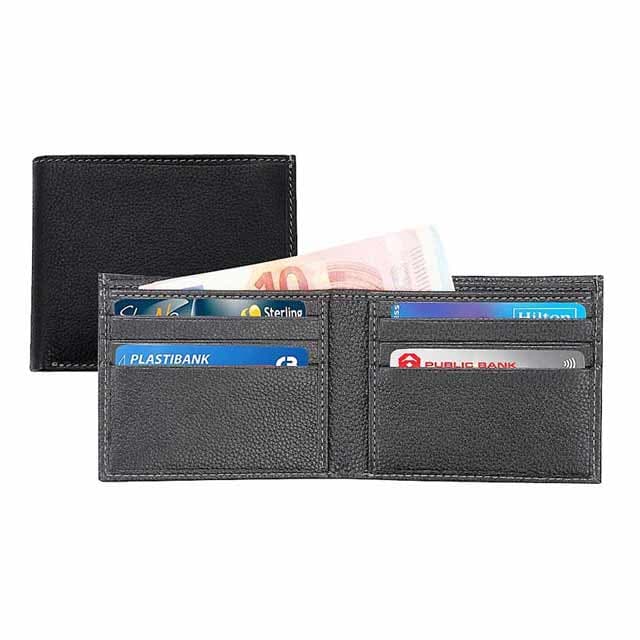MERIDA - SANTHOME Men's Wallet In Genuine Leather (Anti-microbial) corporate gift