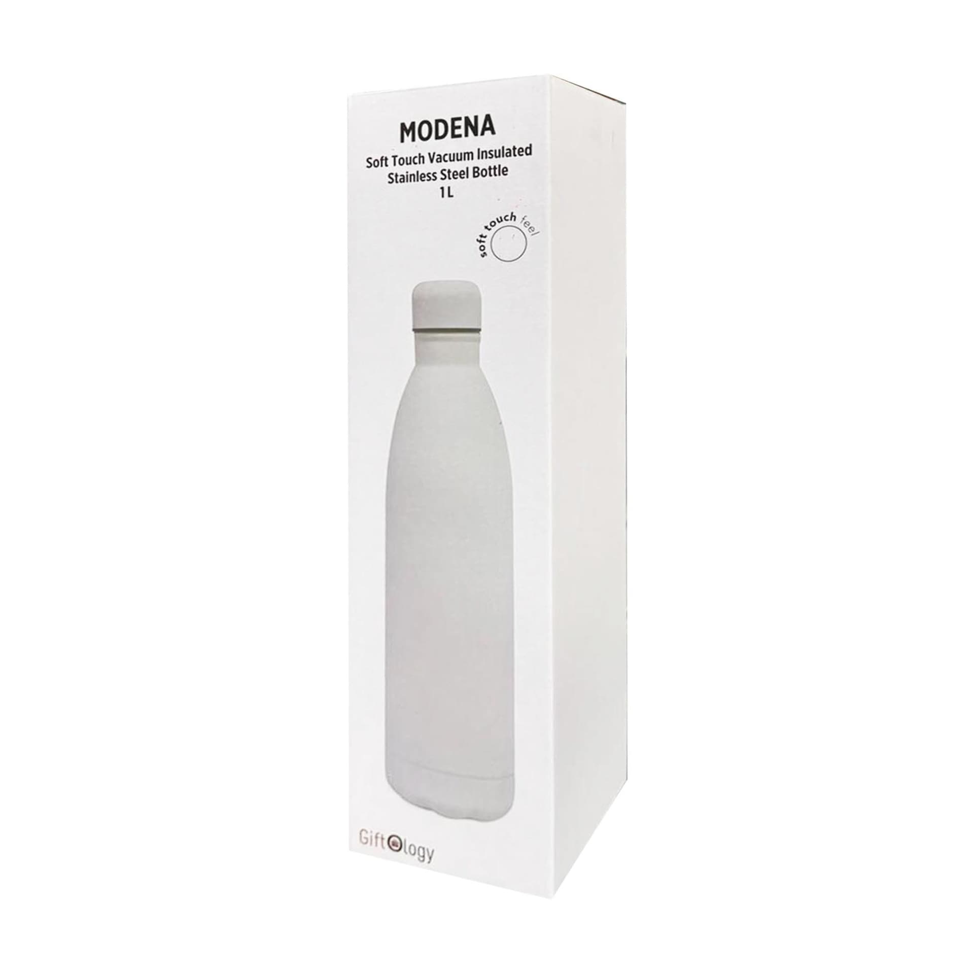 MODENA - Giftology Soft Touch lnsulated Water Bottle - 1L - Black detail 4