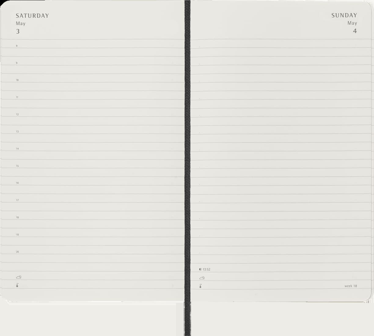 Moleskine 2025 Daily 12M Planner - Soft Cover - Large detail 3