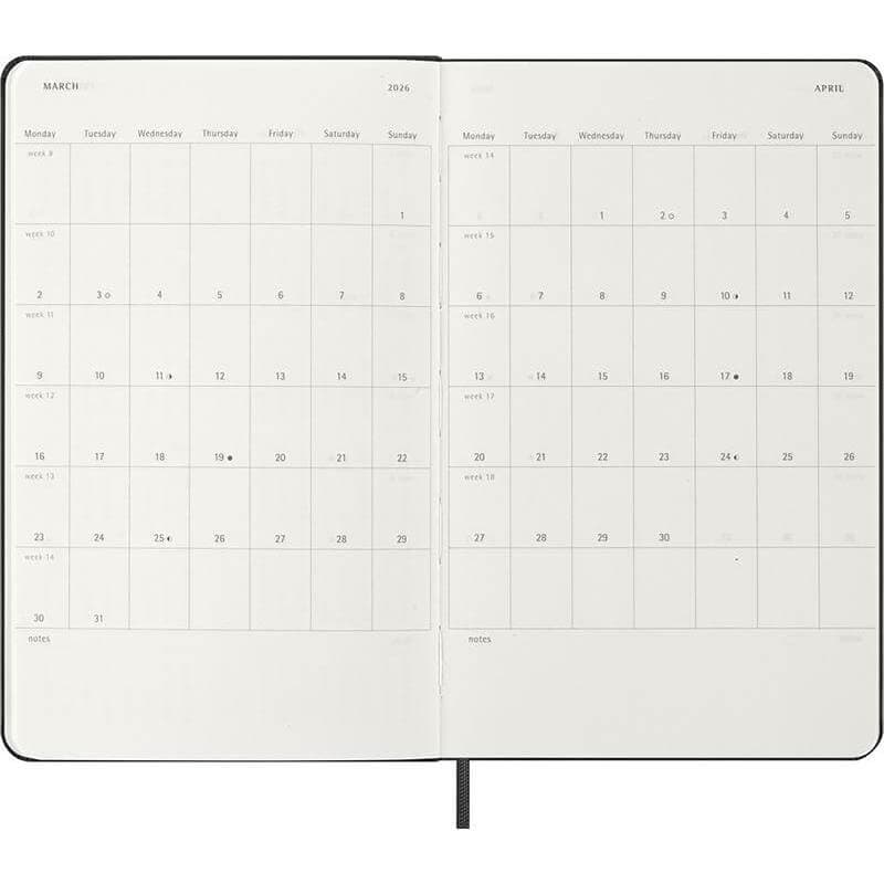 Moleskine 2026 Daily 12M Planner - Hard Cover - Large detail 5