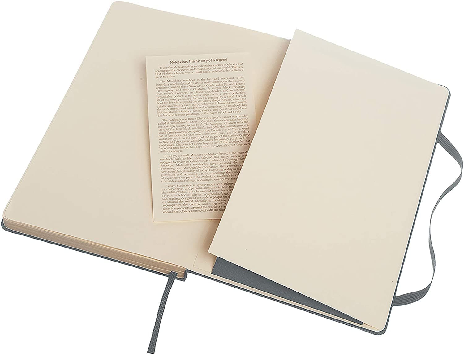 Moleskine Classic Hard Cover Large Ruled Notebook - Slate Grey detail 5