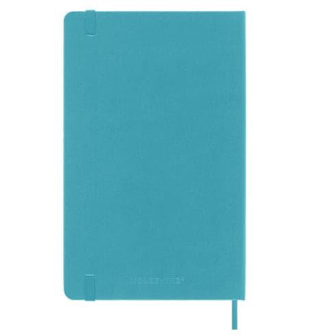 Moleskine Classic Large Ruled Hard Cover Notebook - Reef Blue detail 3