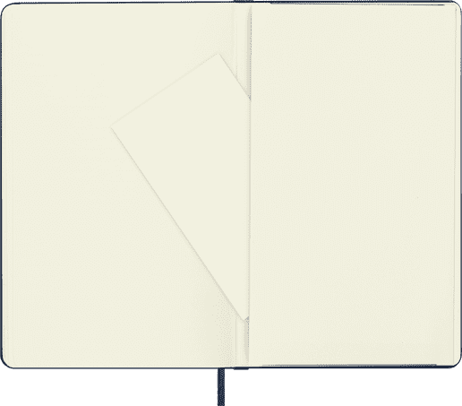 Moleskine Classic Large Ruled Hard Cover Notebook - Sapphire Blue detail 4