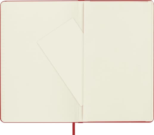 Moleskine Classic Large Ruled Hard Cover Notebook - Scarlet Red detail 5