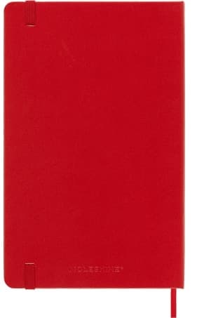 Moleskine Classic Large Ruled Hard Cover Notebook - Scarlet Red detail 6