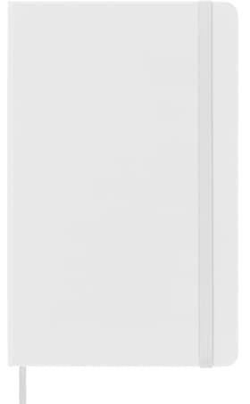 Moleskine Classic Large Ruled Hard Cover Notebook - White detail 2