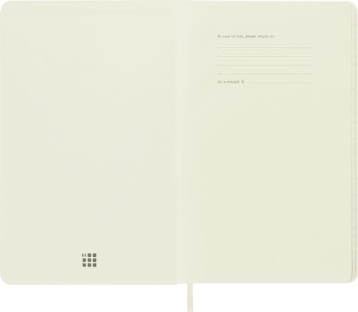 Moleskine Classic Large Ruled Hard Cover Notebook - White detail 3