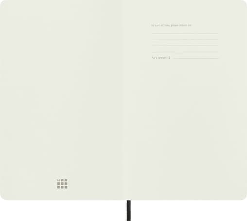 Moleskine Classic Large Ruled Soft Cover Notebook - Black detail 3