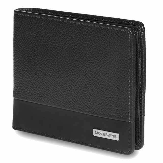 Moleskine Classic Match Genuine Leather Wallet - Black detail 2