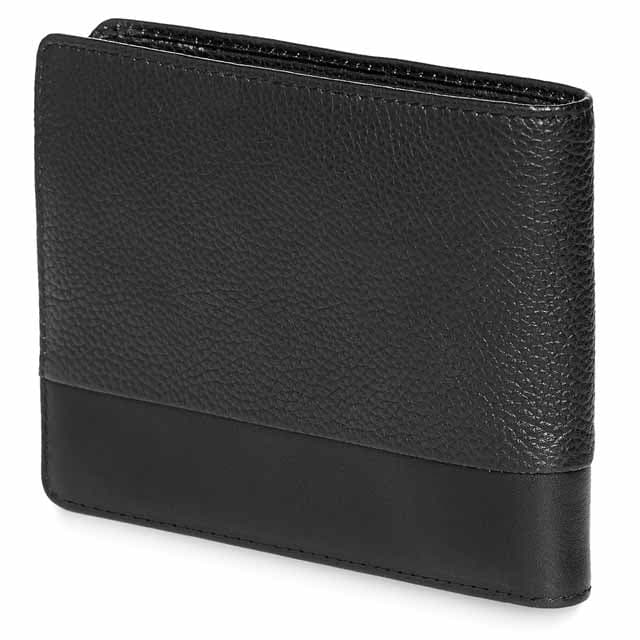 Moleskine Classic Match Genuine Leather Wallet - Black detail 3