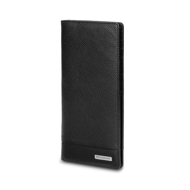 Moleskine Classic Match Leather Slimfold Wallet - Black corporate gift