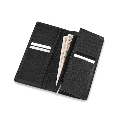 Moleskine Classic Match Leather Slimfold Wallet - Black detail 2