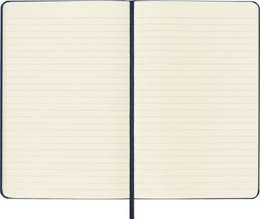 Moleskine Classic Medium Ruled Hard Cover Notebook - Navy Blue detail 5