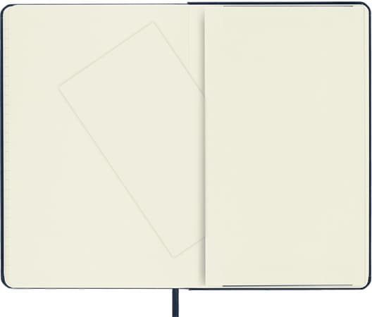 Moleskine Classic Medium Ruled Hard Cover Notebook - Navy Blue detail 6