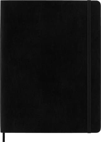 Moleskine Classic XL Ruled Soft Cover Notebook - Black detail 3