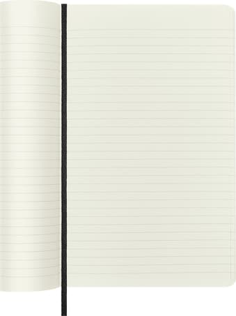 Moleskine Classic XL Ruled Soft Cover Notebook - Black detail 5