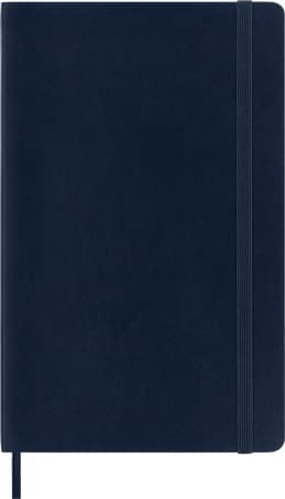 Moleskine Large Soft Cover Ruled Notebook - Sapphire Blue detail 3